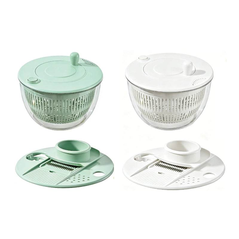 Fonvo Salad Spinner – 3-in-1 with Slicer & Strainer