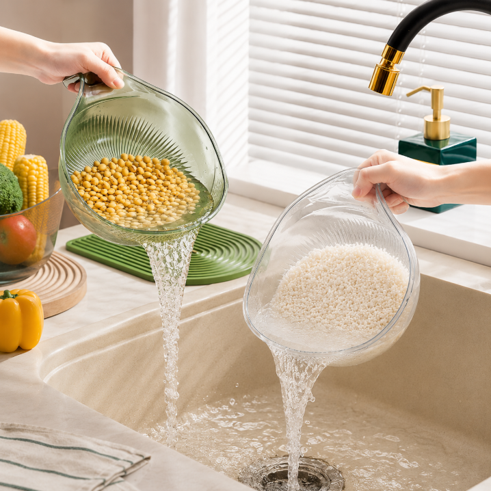 Fonvo Rice Strainer – Multifunctional with Handle