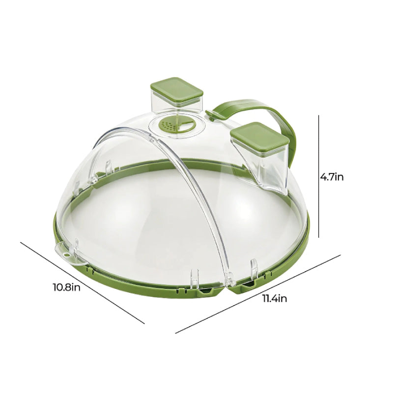 Fonvo Microwave Cover – Anti-Splatter, Steamer & Vent
